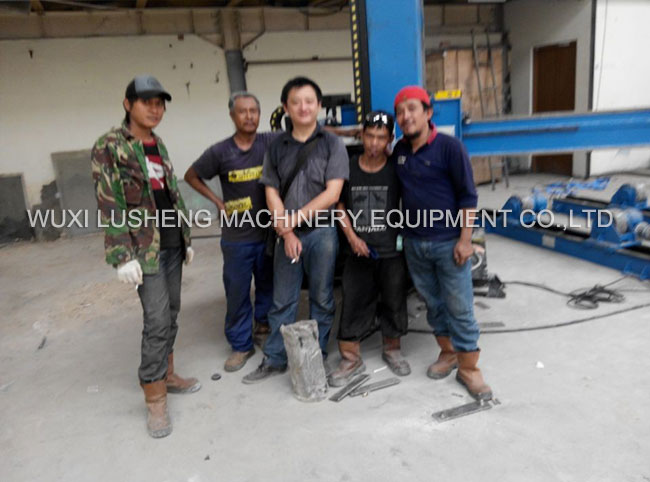 Pipe welding project in Indonesia