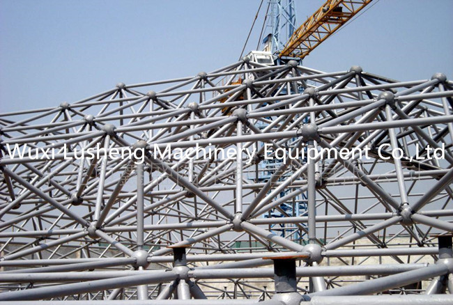 Space frame application in steel structure